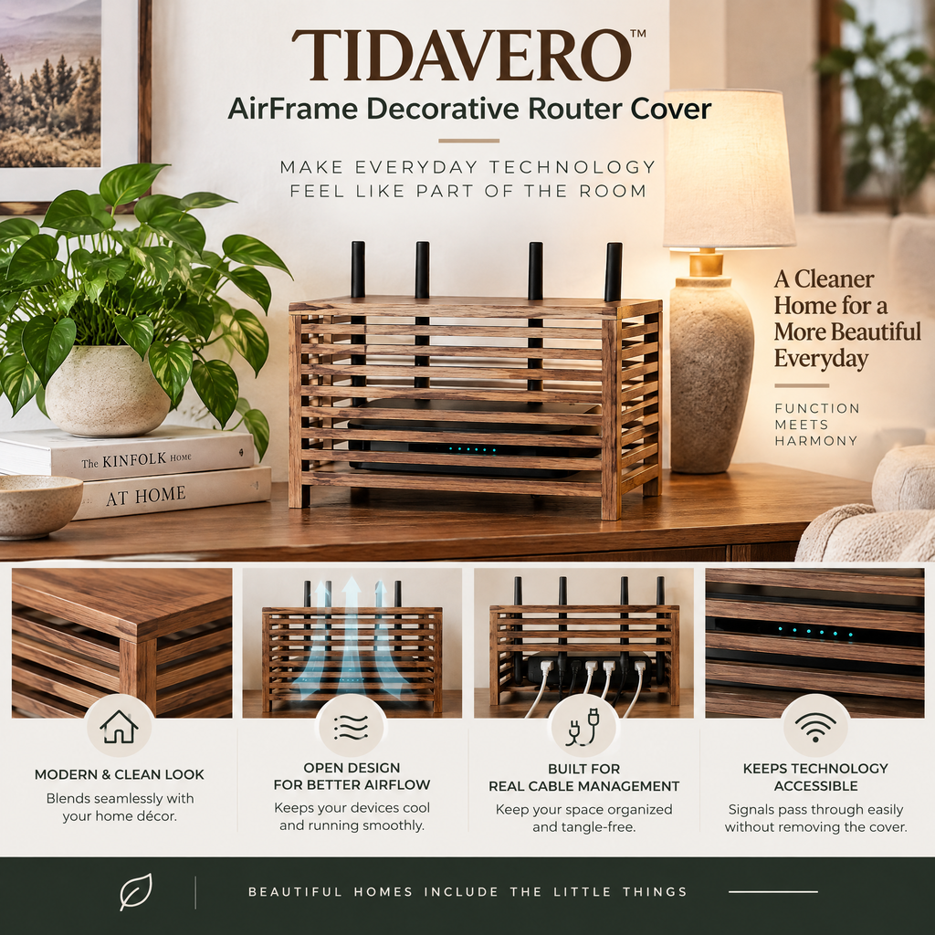 TIDAVERO™ AirFrame Decorative Router Cover