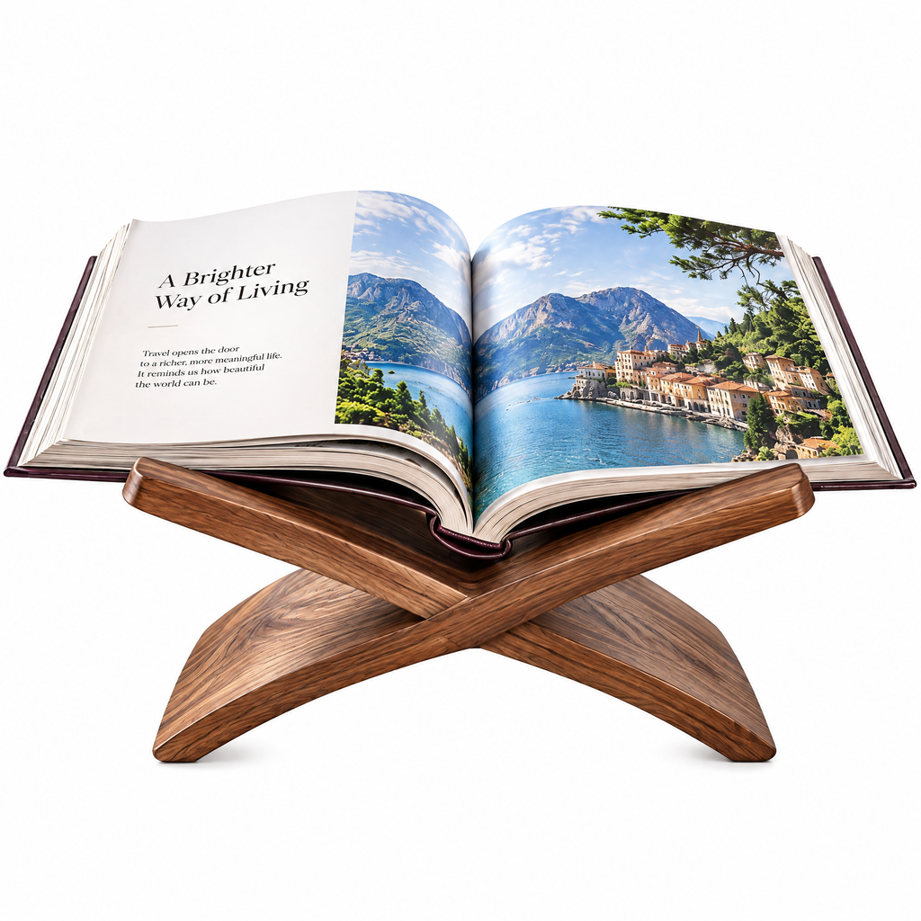 TIDAVERO™ PageArc Decorative Book Cradle