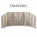TIDAVERO™ QuietFold Sculptural Desk Screen
